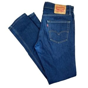 Levis 511 Jeans Mens 32X34 Blue Stretch Straight Leg American Denim